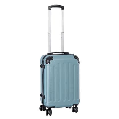 Maleta de Cabina rígida Ligera de ABS con Ruedas Dobles 360°, Tirador telescópico y Asas reforzadas | Equipaje de Mano Compacto y Resistente con Interior Forrado y Compartimentos organizadores