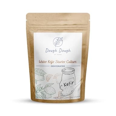 Masa en casa - Cultivo inicial en polvo de kéfir de agua (15 gramos) - Prepara bebidas probióticas en casa