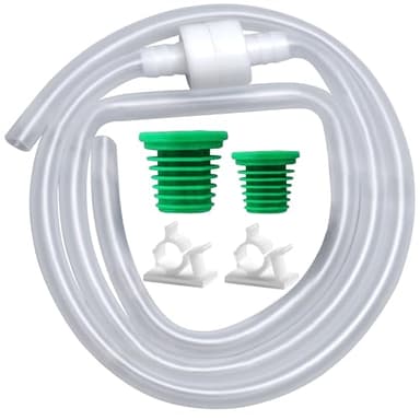 SonTiy Kit de tubo de extensión dispensador de jabón con valor de comprobación mejorado, tubo dispensador de jabón debajo de la encimera de 47 pulgadas para fregadero de cocina, se adapta a la mayoría