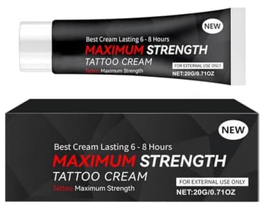 Gel crema anestésico para tatuajes, gel calmante en barra para el cuidado nutritivo de las articulaciones, hasta 6 horas de extrafuerte, hidrata y alivia la piel de las articulaciones (1)