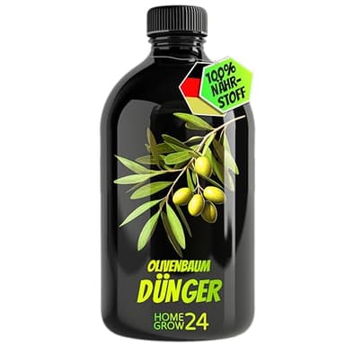 HOMEGROW24 Abono para olivos, 500 ml, complejo de sustancias vitales 100% natural con microorganismos y carbón vegetal, para una cosecha abundante y plantas sanas
