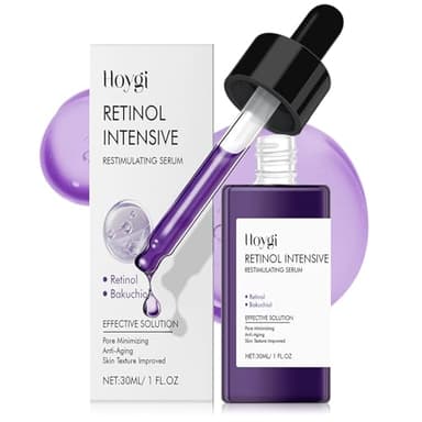Sérum de Retinol en Dosis Altas, Ganador de Pruebas 30 ml, Serum Facial Retinol Puro, Serum para la Cara con Bakuchiol, Antiedad, Antimanchas y Antiarrugas