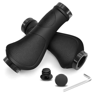 L&W Luck Manillares para Bicicletas-22 mm Puños Bicicleta Ergonómicos Goma Antideslizante de Montaña, Carretera, MTB