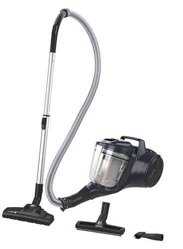 Hoover HP1 Aspirador sin Bolsa Compacto y Potente, Trineo con Cable, Ligero, Filtro EPA, depósito 2L, Accesorios Integrados [HP110HM 011]