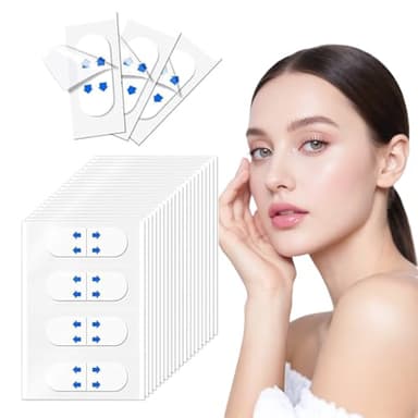 OIXEYA 200 unidades de cinta de elevación facial, pegatinas invisibles de cara delgada, parche de elevación facial