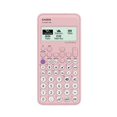 Casio FX-83GTCW - Calculadora científica Rosa