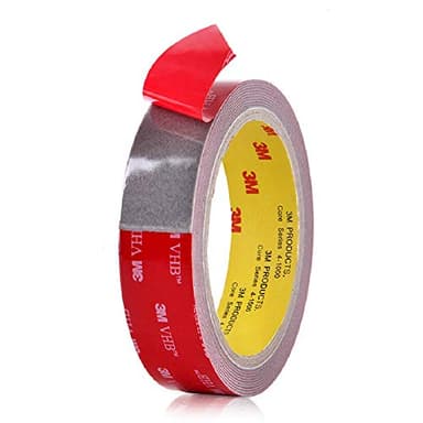 3M 4229P Cinta Adhesiva de Doble Cara Extra Fuerte, Impermeable, Resistente a Altas Temperaturas para Coche, Decorar y Reparar (2cm * 4.7m)