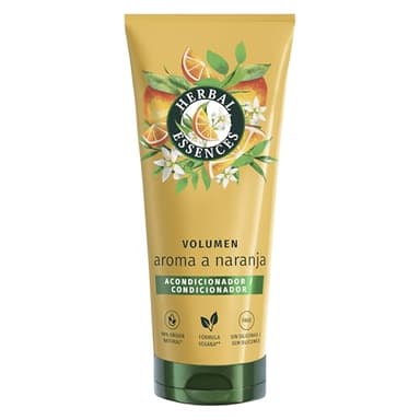 Herbal Essences Acondicionador Volumen Con Aroma A Naranja 250ml Para Pelo Fino. Da Volumen E Hidrata De La Raíz A Las Puntas. Origen Natural. Sin Siliconas. Vegano