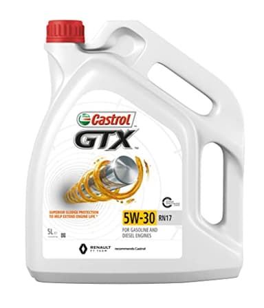 Castrol GTX 5W-30 RN17 Aceite de Motor 5L, Versión anterior