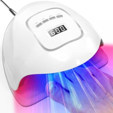 iKeener Dispositivo láser para hongos en las uñas, limpieza láser de uñas y onicomicosis, removedor de hongos en las uñas, con luz azul de 15 x 470 nm + luz roja de 30 x 650 nm, sesiones ajustables de