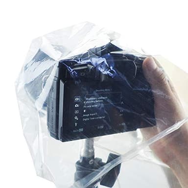 Escudo JJC Cubierta de la Lluvia para Cámaras DSLR con Lente Primera y Cámaras Sin Espejo con Lente de hasta 11 "(28cm) de Largo y 7" (17cm) de Ancho