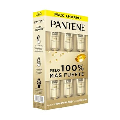 Pantene Pro-V Repara Y Protege Ampollas Tratamiento Intensivo Reparadoras Del Pelo, Ayudan A Reparar El Daño Visible En 30 Segundos, 2 x 45 ml