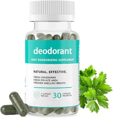Desodorante Corporal, Desodorante Para Todo El Cuerpo, Pastillas Desodorantes Internas Para El Cuerpo, 30 Cápsulas ,1 pcs