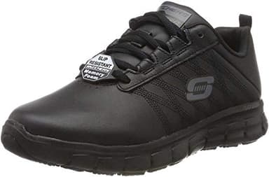 Skechers Sure Track Erath, Zapatillas Mujer, Black, 41 EU