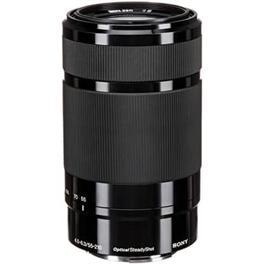 Sony SEL55210 – 55-210 mm F4.5-6.3 teleobjetivo zoom APS-C, compacto y ligero con OSS, montura E. Ideal para viajes, naturaleza y deportes (compatible con ZV-E10, A6400, A6700)