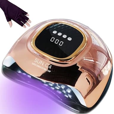 REXLIA SUN C4 Lampara uñas profesional | Maquina uñas semipermanentes | Lampara led uñas semipermanentes | Catalizador uñas de gel | Lampara de uñas semipermanentes