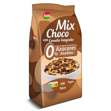 Esgir Cereales Integrales sin Azúcares Añadidos Mix Choco, 250g