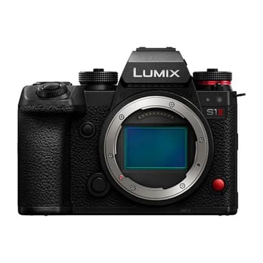 Panasonic LUMIX S1II Cámara Sin Espejo de Fotograma Completo, 24 MP, 4K 120p, 5.1K 60p Open Gate, ProRes Raw, AF Híbrido De Fase, Montura L, Solo Cuerpo, Negra