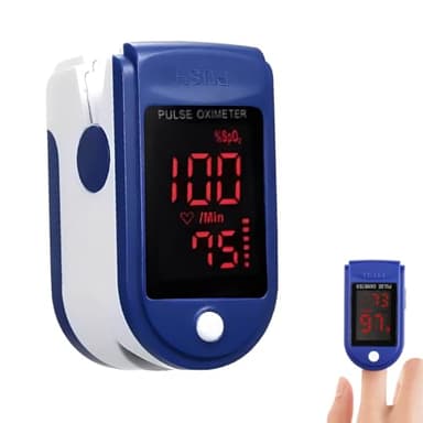 Tomedeks Pulsioxímetro, Pulsioximetro de Dedo Profesional para Medición de Saturación de Oxígeno