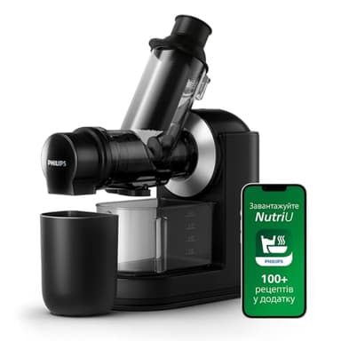 Philips Viva HR1889/70 - Licuadora Prensado en Frio Facil Limpieza con QuickClean, 2 L, 150 W, Color Negro