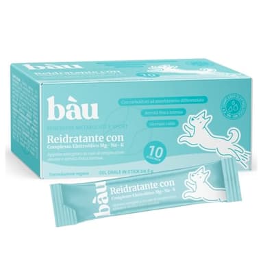 Bau - Rehidratante electrolítico para perros deportivos – Ideal para días calurosos – Gel energético con magnesio, sodio y potasio – Soporte de energía y recuperación después de la actividad física