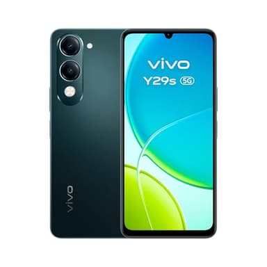 vivo Y29s 5G, Smartphone 6 GB RAM + 256 GB ROM, Cámara Principal 50 MP con IA, 5050 mAh Battery, Pantalla 6.74” HD+ 90H, IP64, Android 15 Funtouch 15, Negro