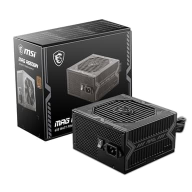 MSI MAG A650BN - Fuente de alimentación gaming: 80 PLUS BRONZE, 650 vatios, 12V Single-Rail, circuito DC-to-DC, ventilador de 120mm