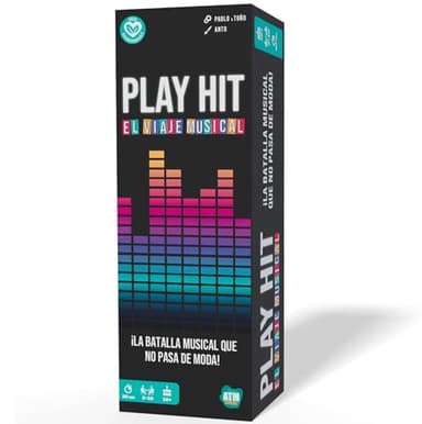 Play Hit - Juegos de Mesa Adultos Divertido y dinámico - Música en español - Diversión con Amigos y Familia - Regalo Original para Hombres y Mujeres (El Viaje Musical)