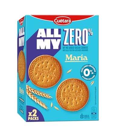 Cuétara ALL MY Zero Maria 0% azúcares 400g