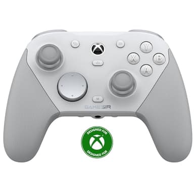 GameSir G7 Pro Mando 1000Hz con Estación de Carga: Xbox Series X|S, Xbox One, Win 10/11 & Android - Joysticks TMR, Gatillos Ajustables & 4 Botones Programables - Blanco Mec