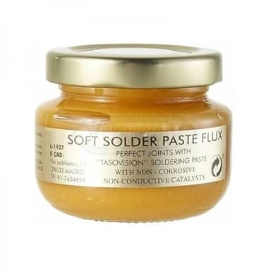 CABLEPELADO Pasta de soldar, Pasta desoldar, Pasta de estaño Flux de Soldadura, Pasta Soldadura, Pasta de soldar en tarro de cristal, Capacidad 50 ml