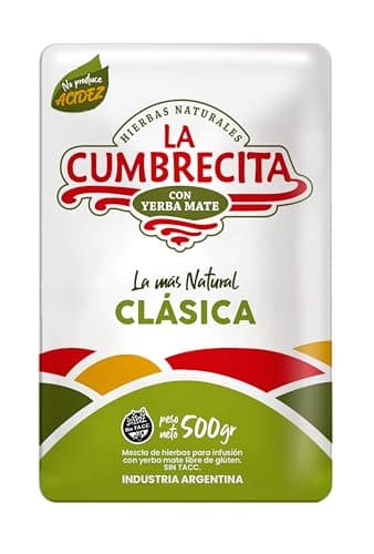 La Cumbrecita Yerba Mate - Té con mezcla de hierbas Clásica - 500g