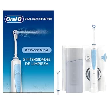 Oral-B Centro De Salud Bucal Irrigador: Irrigador Dental, 1 Cabezal Oxyjet y 1 Cabezal Water Jet, Regalos Orginales