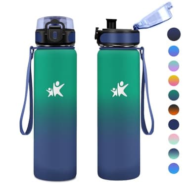 KollyKolla Botella Termica 500ml, Botella Agua Acero Inoxidable, sin BPA, Cantimplora Termica a Prueba de Fugas, Acero Inoxidable y Reutilizable, Termo Agua para Niños, Escuela, Oficina, Gimnasio