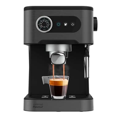 Cecotec Cafetera express Power Espresso 20 Pro. Cafetera express para espresso y cappuccino, 20 Bares de presión, Vaporizador orientable. Depósito de agua 1,5L. Disfruta de café de calidad en casa