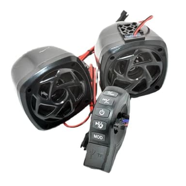 de Audio para Motocicleta,Amplificador y Reproductor de Altavoz para Manillar de Vehículos, Motos y Scooters | Accesorios De Sonido Potentes Montables para Adultos, Familia Y Amigos En Rutas En Moto