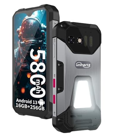 8849PRO Tank Mini 4G Teléfono Movil Resistente, 4.3'' FHD+ Android 13 Móvil Irrompible, 24GB RAM+256GB ROM, 5800mAh Smartphone Resistente con Telémetro, 100MP Cámara Principal/Luces de Camping/OTG