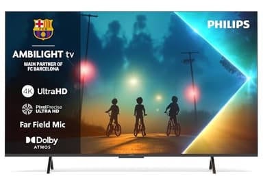 Philips Ambilight 55PUS8200 4K LED Smart TV - Pantalla de 55 Pulgadas con Plataforma Titan OS, Pixel Precise Ultra HD y Sonido Dolby Atmos - Funciona con Alexa y con el Asistente de Voz de Google