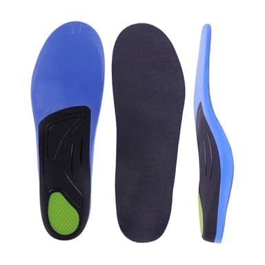 Plantillas Fascitis Plantar,Soporte Arco Resistente Pie Plano Plantillas,Recortables Absorción Impactos Antideslizante Plantillas para Hombres Mujeres Dolor de Talón Pronación Excesiva Metatarsalgia