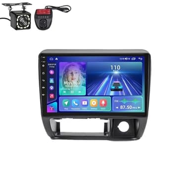 Para Su-zuki Jimny 1998-2004 Radio estéreo para automóvil, doble DIN, pantalla táctil HD de 9 pulgadas, radio para automóvil inalámbrica Carplay Android Auto GPS WiFi Bluetooth Mirror Link (S1 4 Core
