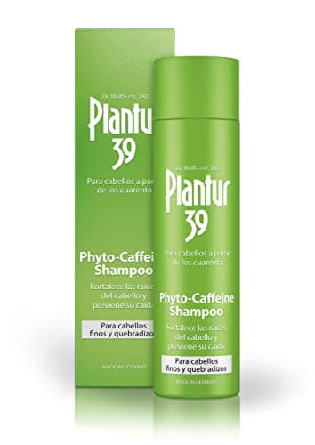 Plantur 39 Phyto-Caffeine Shampoo 1x250ml | Plantur 39 Champú Cafeína Previene par a Mujeres Previene y Reduce la Caída del Cabello Fino y Quebradizo