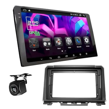 UGAR Compatible para Suzuki Jimny 2018+ 9 Pulgadas Android 13 DSP 8GB+128GB Dab+ Radio de Coche 2K Full HD Pantalla táctil Navegación GPS