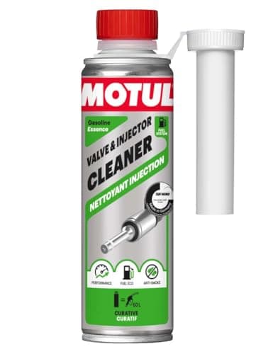 MOTUL Limpiador Válvulas e Inyectores Gasolina, Aditivo Curativo para Motores Gasolina, Rendimiento, Reduce Consumo y Emisiones, Ideal Antes de ITV, Valve & Injector Cleaner Gasoline, 300 ml
