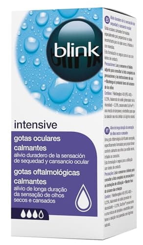 blink intensive gotas hidratantes/BAUSCH + LOMB / 10ml compatible con lentes de contacto