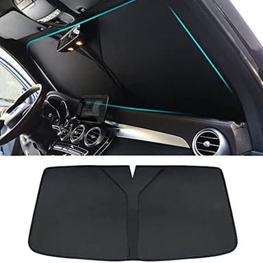 KJGE Coche Parasoles para Hyundai Tucson 2021-2023, Trasera Delanteras Y Laterales Ventanas Boquear Los Rayos UV Y El Calor