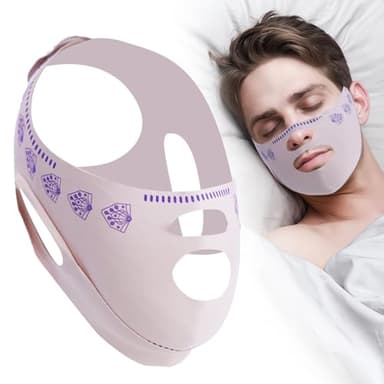 Anti Snoring Chin Strap, Dejar De Roncar Dispositivos, Cinturón Ronquidos, Dispositivos Anti Ronquidos, Antirronquidos Mejor Para Ayuda Para Dormir Para Hombres y Mujeres