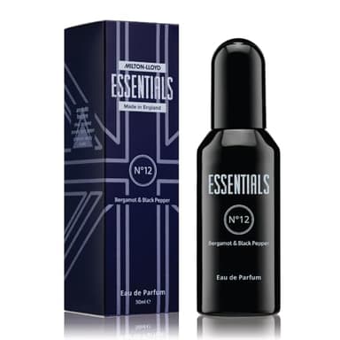 MILTON-LLOYD ESSENTIALS Milton-Lloyd - Perfume n.º 12 para hombre, 50 ml, fragancia de lujo, para después del afeitado, fragancia de larga duración para hombres