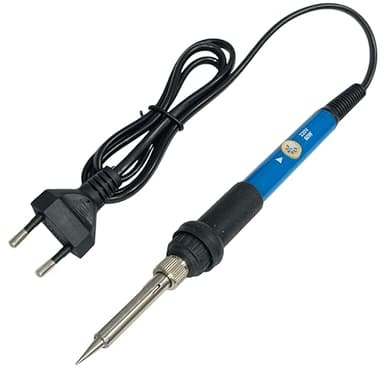 Soldador Eléctrico de Estaño de 60W con regulador de temperatura Ajustable 200-450°C y conector europeo 51CH026BI