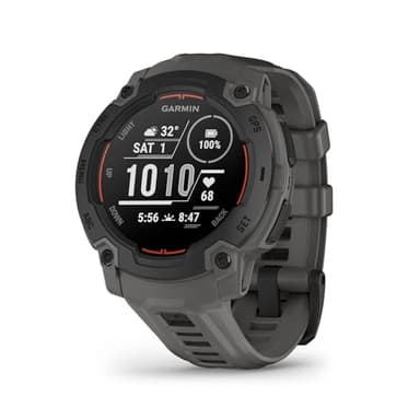 Garmin Instinct E, Reloj Inteligente con GPS, 45 mm, Resistente al Agua, Aplicaciones Deportivas integradas, Monitorización de la Salud, Notificaciones Inteligentes, Negro