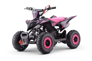 MINIQUAD Gasolina 49CC Infantil, RATTE-R6-BN, Rosa, niños de 4 a 10 años